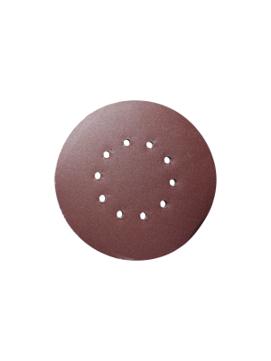 Круги шлифовальные Кратон Ø225мм P180, 10 отверстий, набор 5шт