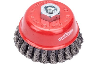 Щетка чашеобразная витая (100 мм; M14) №162 АТАКА 34726
