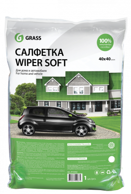 Салфетка GRASS "Wiper Soft" 100% микрофибра