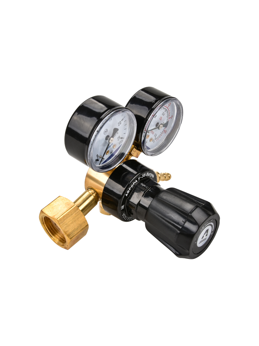 Фото Регулятор расхода газа Aurora У-30, латунь от001001395