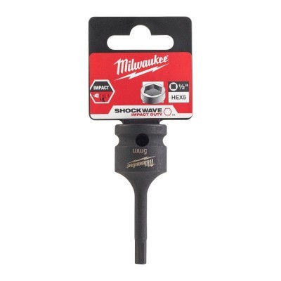 Головка-бита ударная шестигранная (HEX5; 1/2") Milwaukee 4932478063