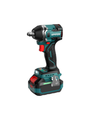 Гайковерт аккумуляторный ударный бесщеточный КРАТОН "Pro-Series" BIWC18-400N (2хАКБ 4,0А·ч; ЗУ + кейс)