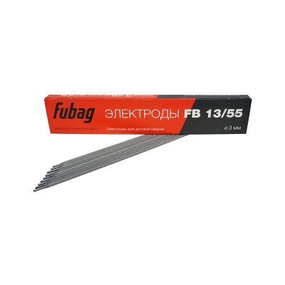 Электрод сварочный Fubag с основным покрытием FB 13/55 D3.0 мм (пачка 0.9 кг)