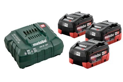Комплект Metabo Basic-Set 5.5 3 аккумулятора + зарядное устройство ASC 145