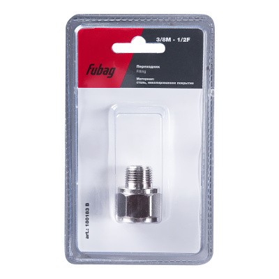 Переходник Fubag 3/8 дюйма M на 1/2 дюйма F, блистер 1 шт