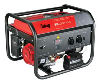 Бензиновый генератор FUBAG с электростартером и коннектором автоматики BS 3300 A ES