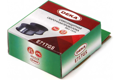 Сварочная проволока DEKA E71TGS порошковая 0.8 мм, 1 кг