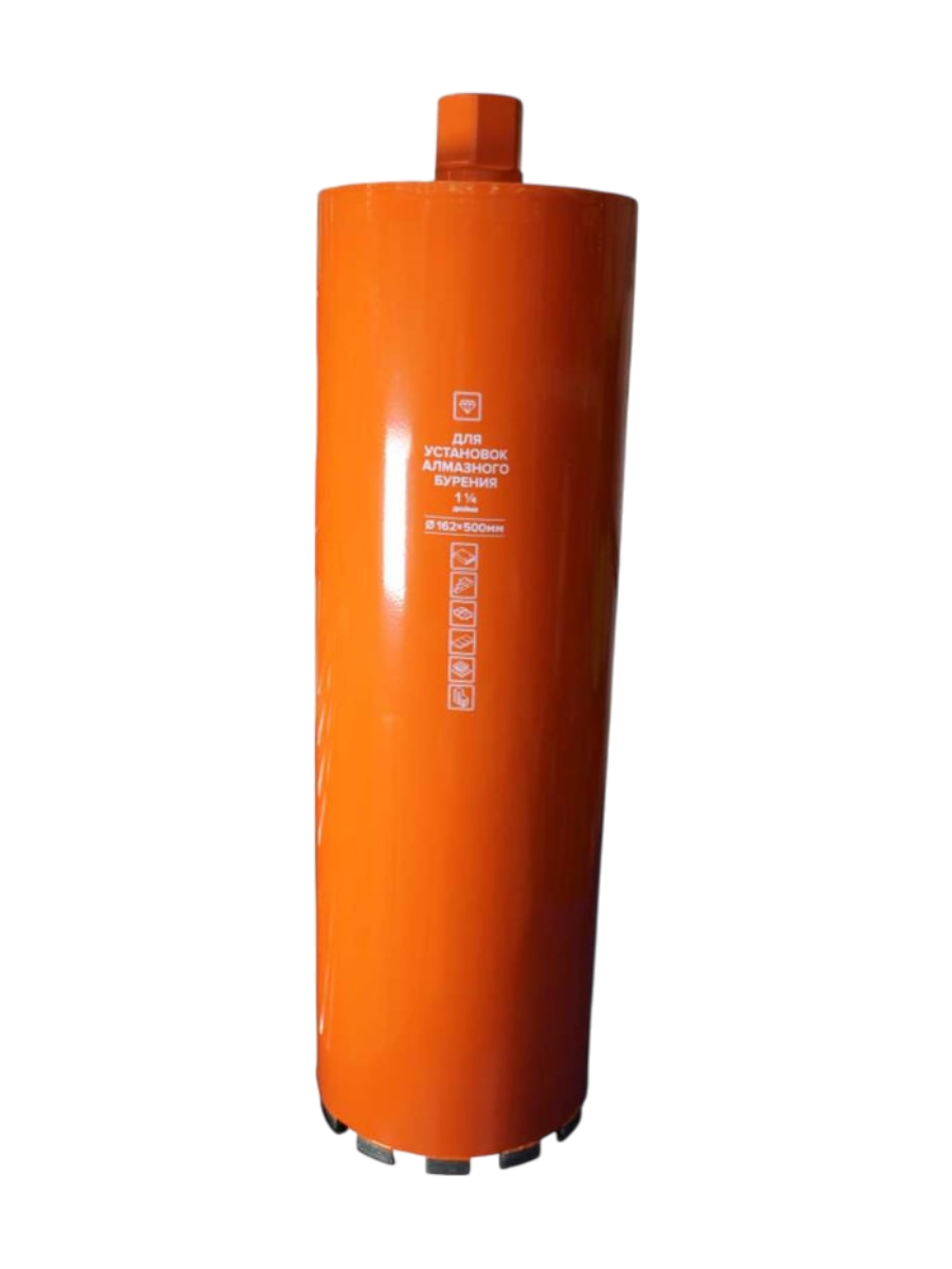 Фото Коронка алмазная КРАТОН (162х500 мм; 1 1/4") для установок алмазного бурения от002004086