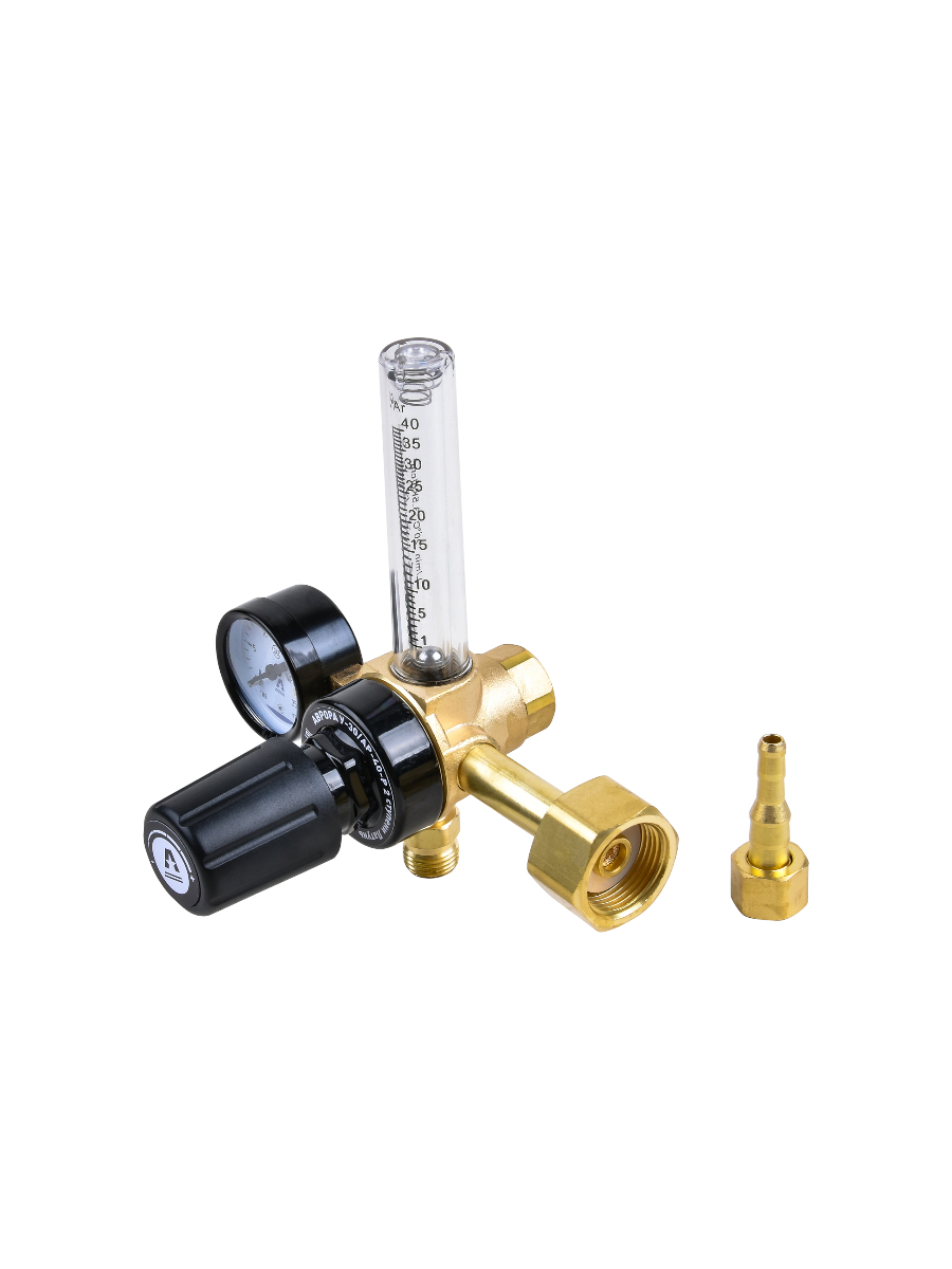 Фото Регулятор расхода газа Aurora У-30/АР-40-Р, 2 ступени, латунь от001001400