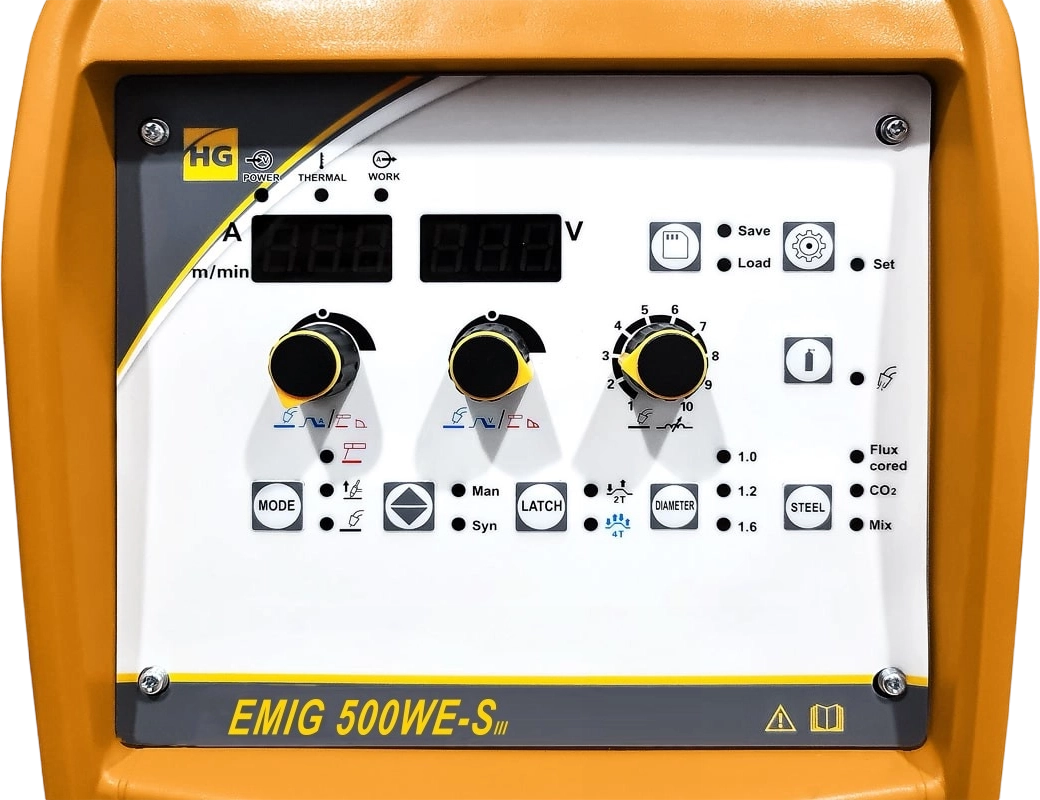 Фото Полуавтомат сварочный HUGONG EMIG 500WE-S III (цифровой подающий) от011000220