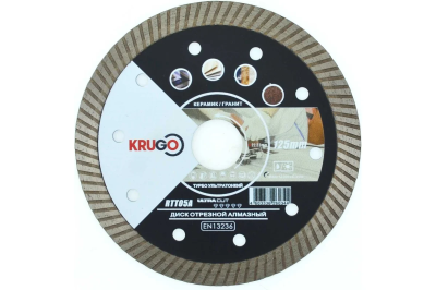 Диск алмазный Krugo турбо ультратонкий