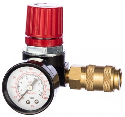 Регулятор давления Fubag RD-001 с манометром, внутренняя резьба, 0-12бар, 1/4 дюйма