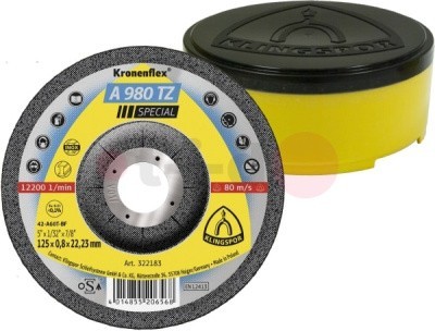 Отрезной круг Klingspor A 980 TZ Special 115x0,8x22,23, упаковка 25 шт