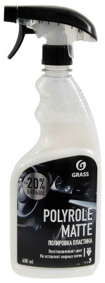 Полироль-очиститель пластика GRASS "Polyrole Matte" матовый (виноград) 600мл