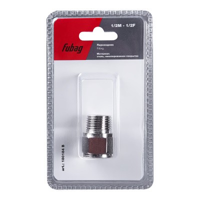 Переходник Fubag 1/2 дюйма M на 1/2 дюйма F, блистер 1 шт