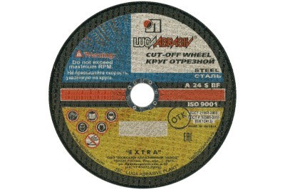 Отрезной круг Луга A 24 S BF 200х3.0х22 мм