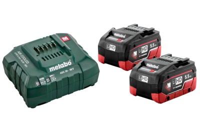 Комплект Metabo Basic-Set 5.5 2 аккумулятора + зарядное устройство ASC 30-36