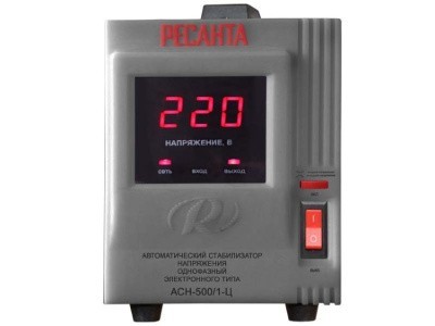 Смотреть стабилизатор напряжения ресанта асн-500/1-ц на сайте «От и До.ру» Стабилизатор напряжения Ресанта АСН-500/1-Ц