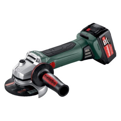 Аккумуляторная угловая шлифмашина Metabo W 18 LTX 125 2х4.0Ач