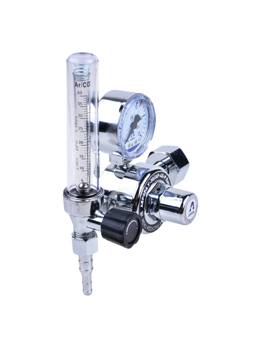 Фото Регулятор расхода газа Aurora У-30/АР-40-Р, латунь от001001402