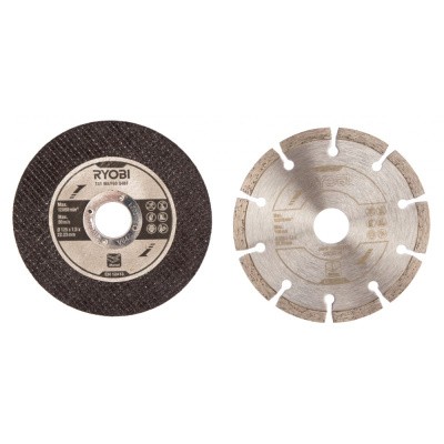Ryobi Набор 125мм для УШМ алмазный + абразивный RAK6AGD125 5132003149