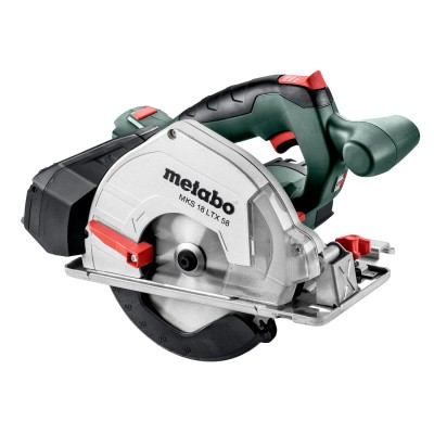 Аккумуляторная дисковая пила по металлу Metabo MKS 18 LTX 58 вставка в кофр MetaLoc в комплекте