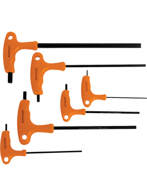 Набор ключей шестигранных Кратон Т-образных 7 шт