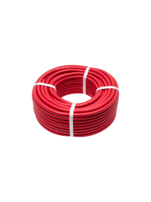 Резиновый рукав KRASS ацетилен, крассный, длина бухты 40 м, внутр. диаметр 6,3 мм (набор 40 м)