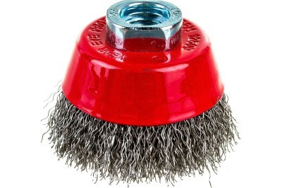 Щетка чашеобразная гофрированная (60 мм; М14) нержавеющая сталь №150 0106014430 АТАКА 34720