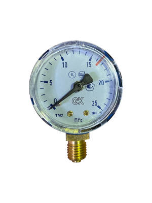 Манометр Кислородный 5/8 МПа, 50 мм, NPT1/4 KRASS