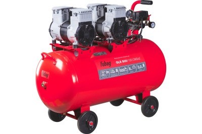 Компрессор безмасляный малошумный Fubag OLS 500/100 CM2х2
