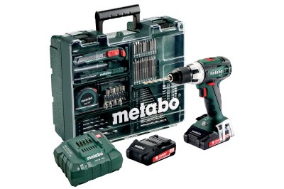Аккумуляторная дрель + набор оснастки Metabo BS 18 LT Set