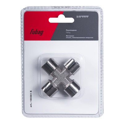 Переходник Fubag 3/8 дюйма FFFF, блистер 1 шт