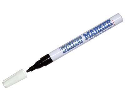 Маркер-краска MunHwa "Slim" черный 2мм, нитро-основа