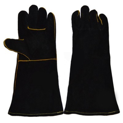 Краги черные с подкладкой "Агат"