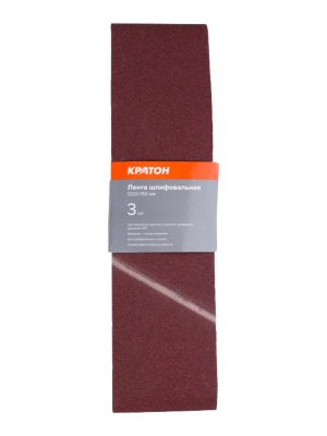 Лента шлифовальная Кратон 1220x150xP60 3 шт