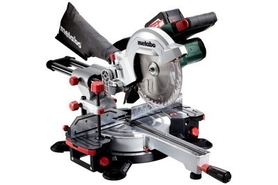 Аккумуляторная торцовочная пила Metabo KGS 18 LTX 216 З/У ASC 30-36 Li-Power 18 В/2x5,2 Ач