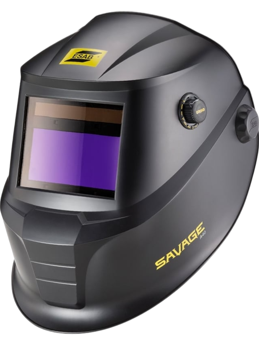 Фото Сварочная маска ESAB SAVAGE A40 (Черная, Сменные батареи) 700000490