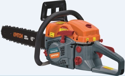Пила цепная бензиновая Кратон "Зверь машина" GCS-52/450 (Легкий пуск; мощность 3,0 лс/2,2 кВт, объем двигателя 51,7 cм³, длина шины 450 мм)