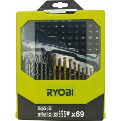 Ryobi набор 69 предметов RAK69MiX 5132002687