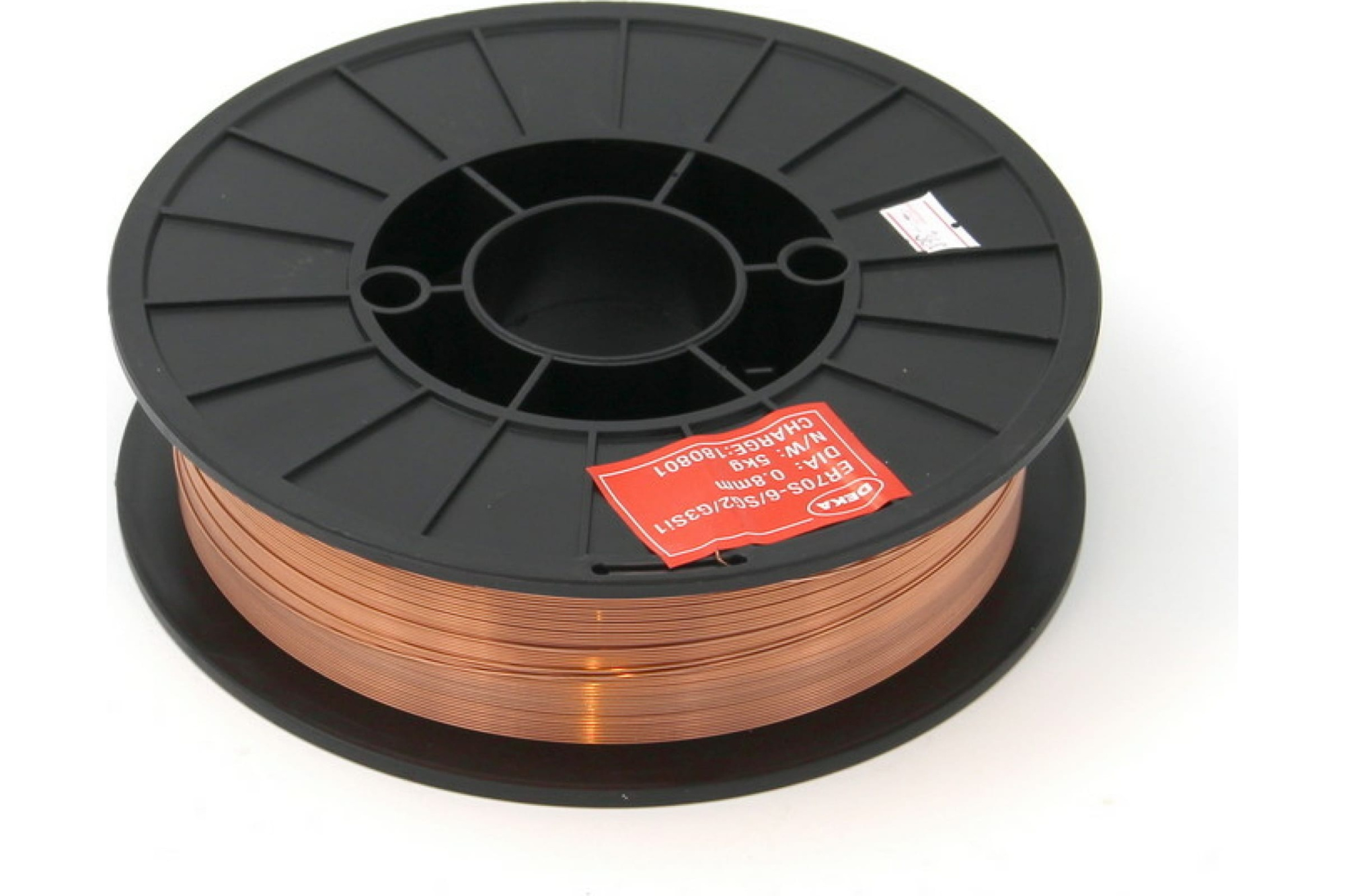 Фото Сварочная проволока DEKA ER70S-6 0.8 мм 5 кг 