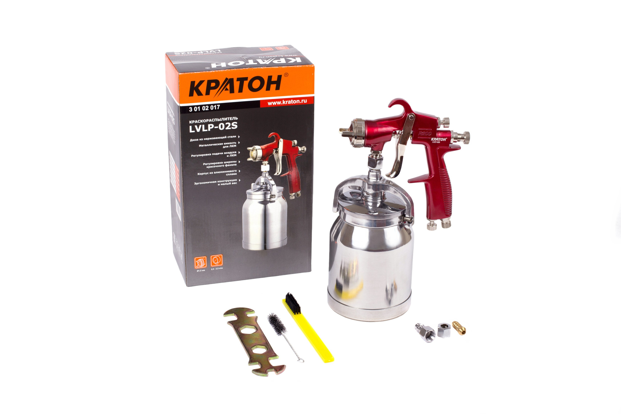 Фото Краскораспылитель Кратон LVLP-02S от002003341
