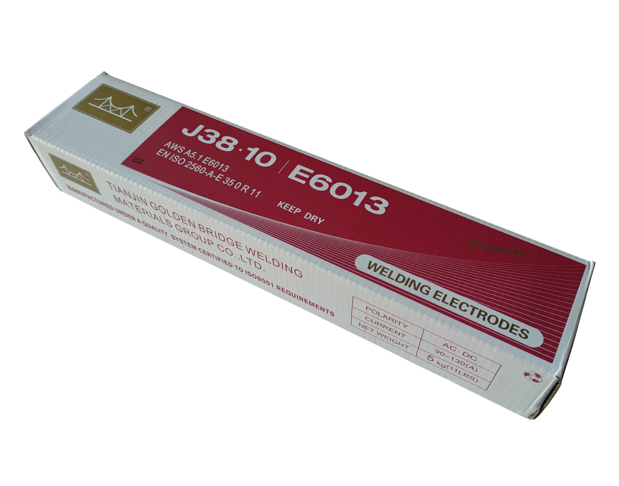 Фото Сварочный электрод Golden Bridge J38.10 2.5x300 мм, 2.5 кг J381025300