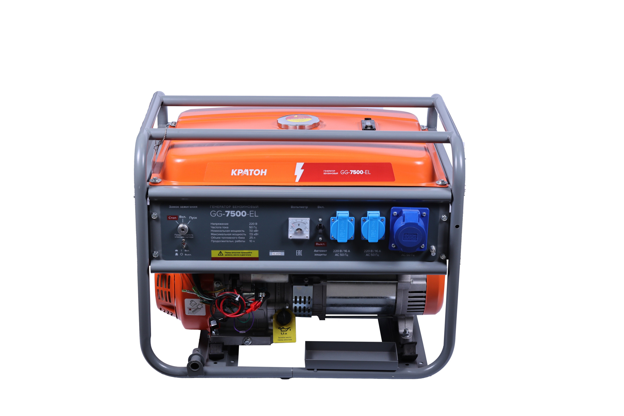 Фото Генератор бензиновый Кратон GG-7500-EL от002003819