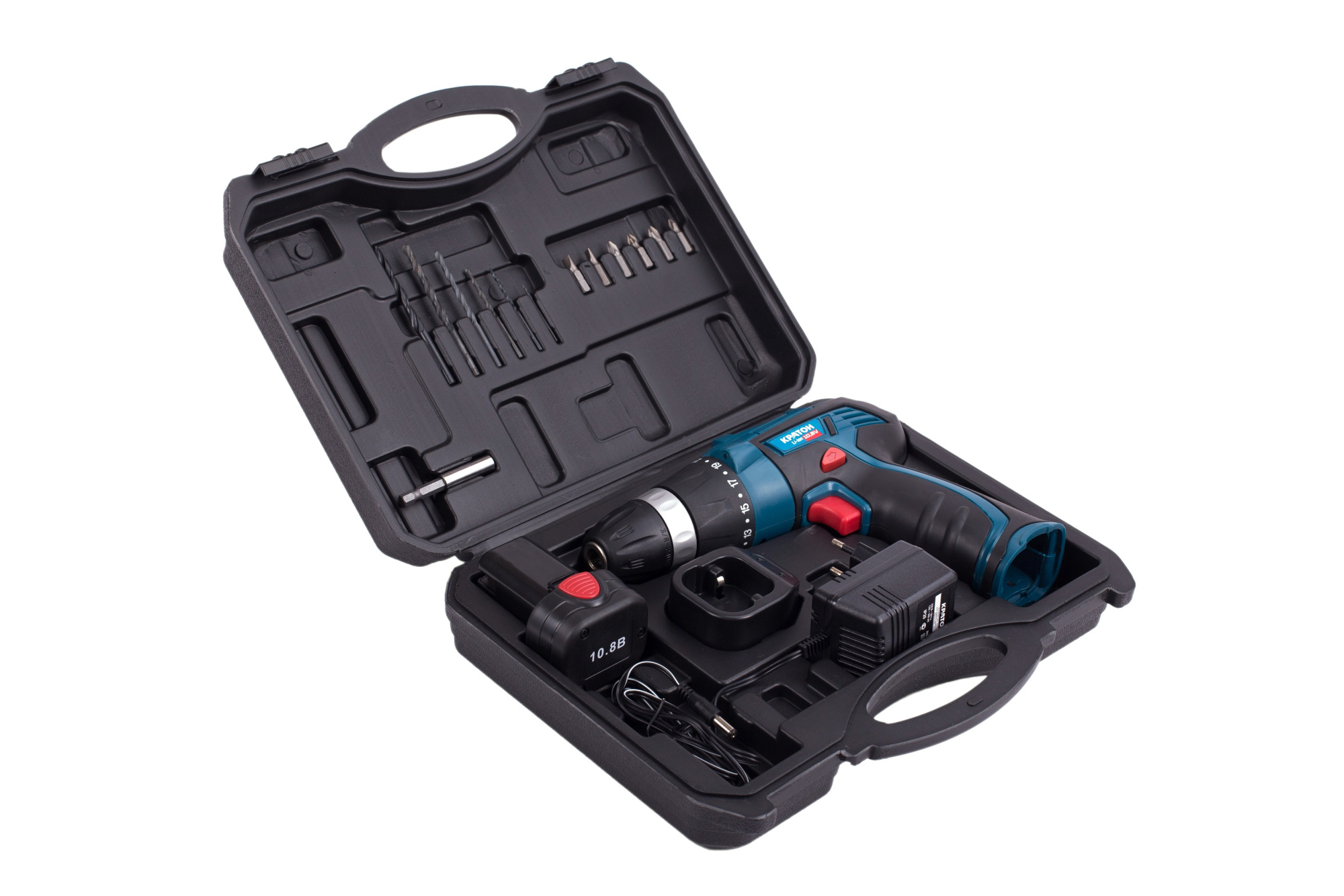 Фото Дрель-шуруповерт аккумуляторная Кратон CDL-10-1-H от002003486