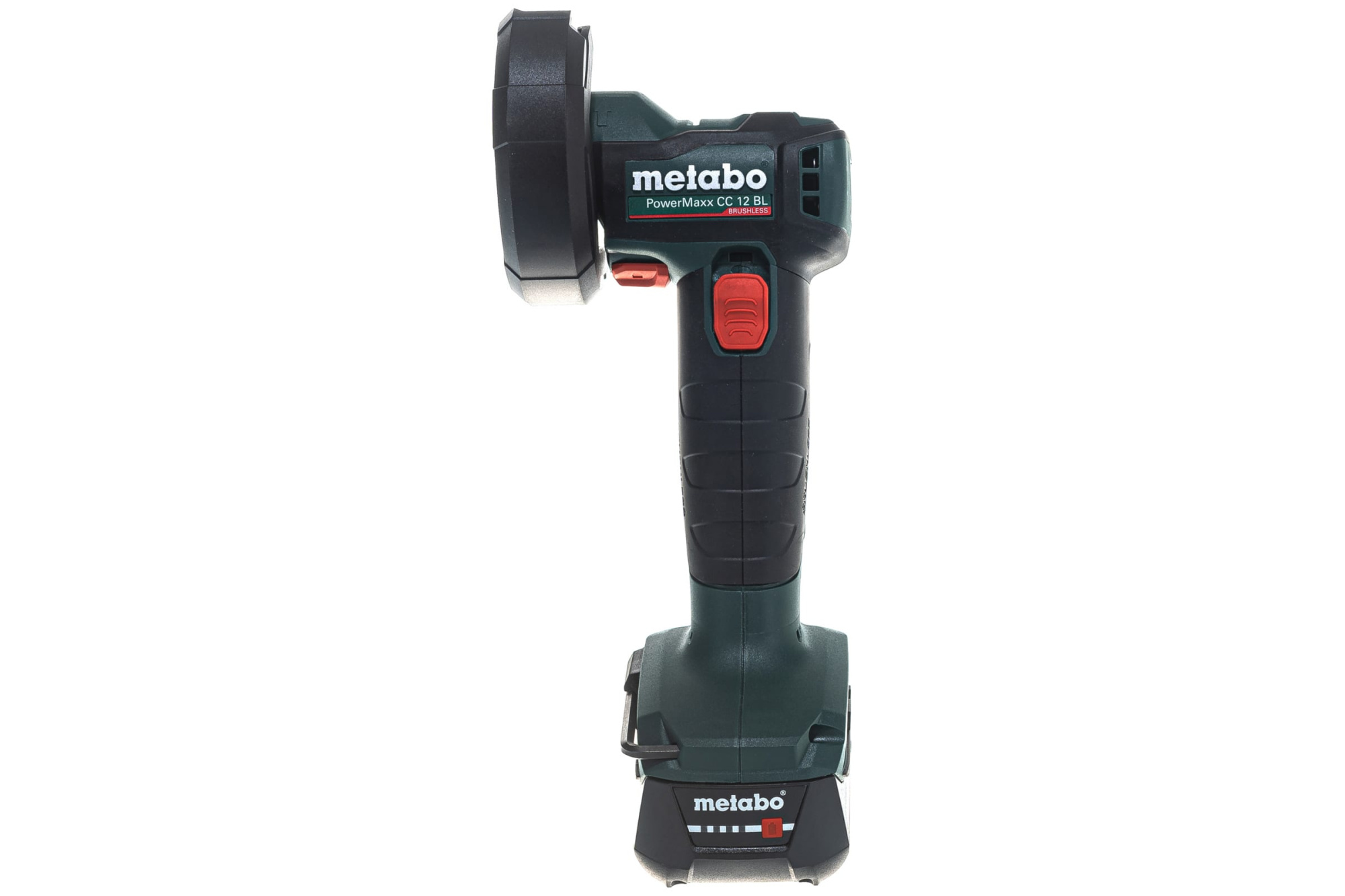 Фото Аккумуляторная угловая шлифмашина Metabo PowerMaxx CC 12 BL 2x2.0 Ач 600348500