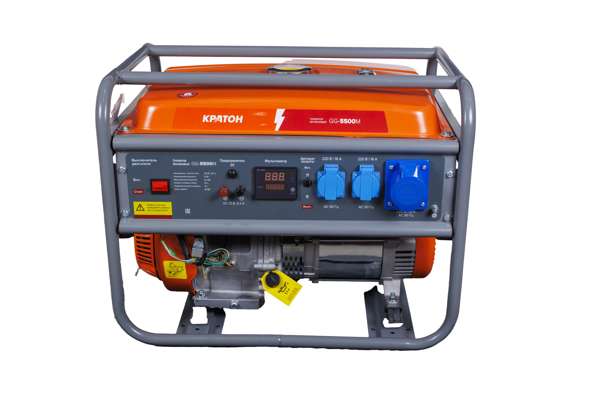 Фото Генератор бензиновый Кратон GG-5500M от002003811