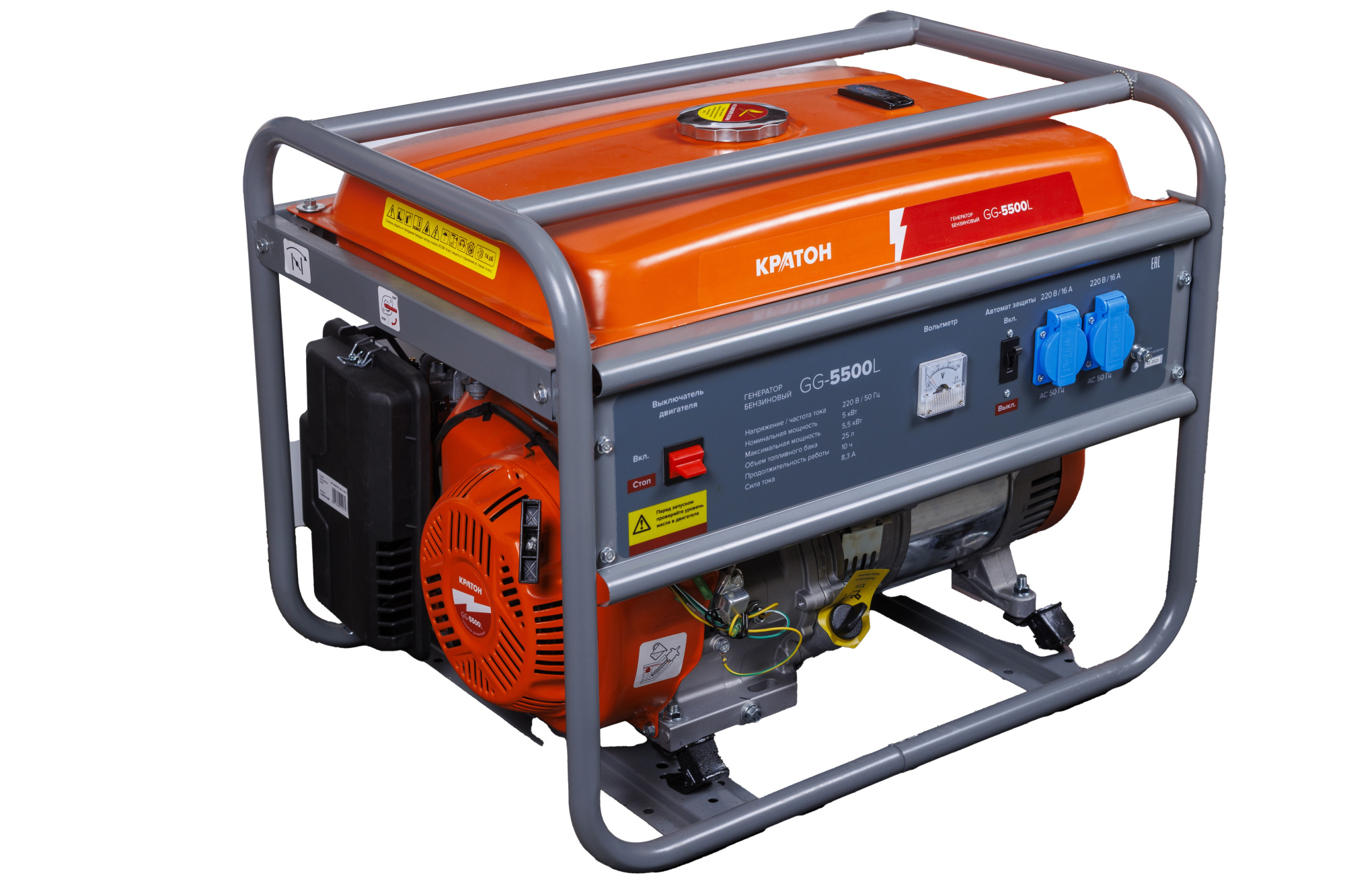 Фото Генератор бензиновый Кратон GG-5500L от002003816