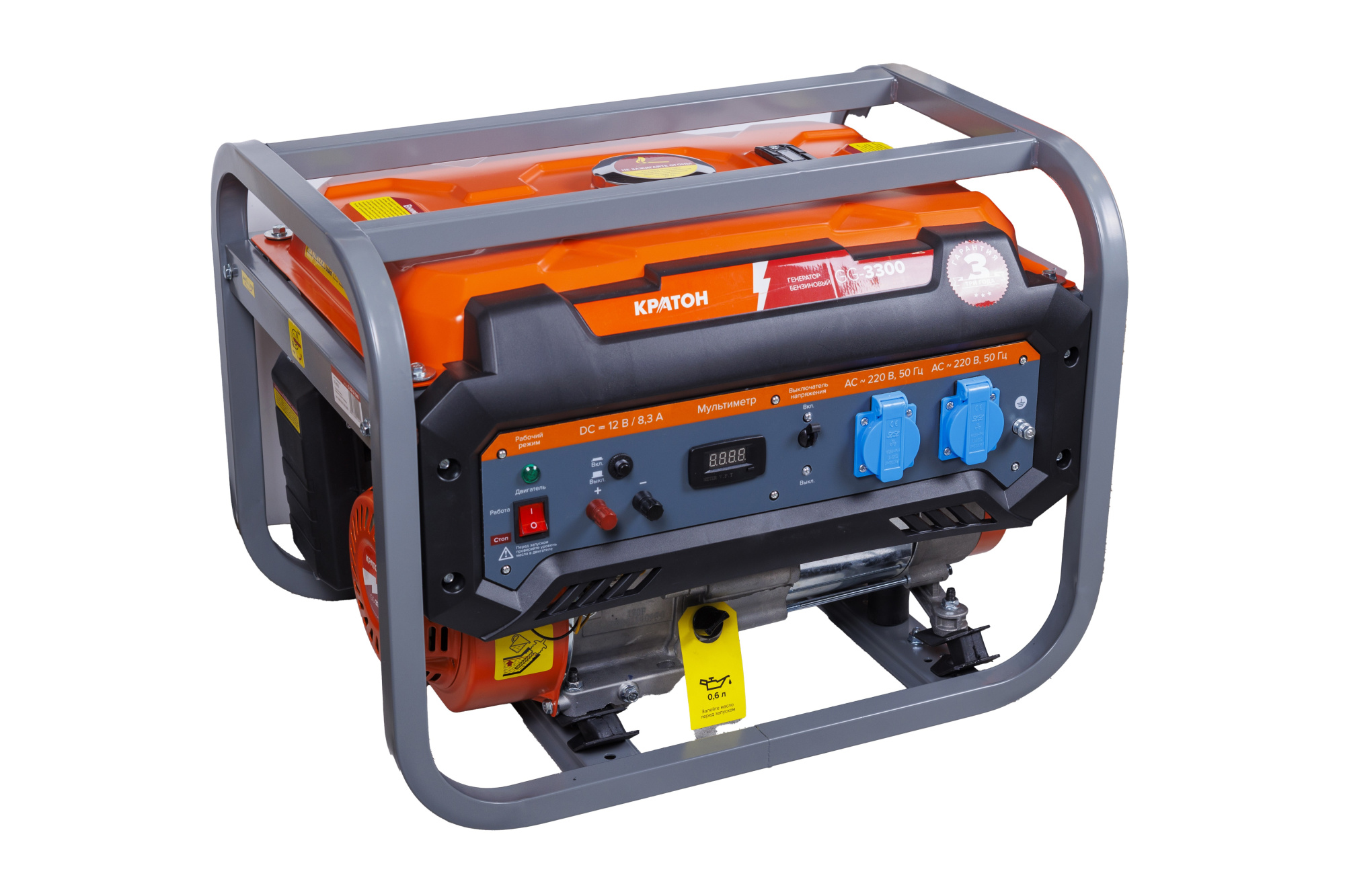 Фото Генератор бензиновый Кратон GG-3300 от002003810