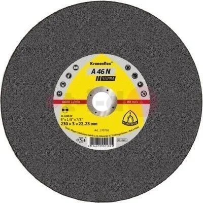 Отрезной круг Klingspor A 46 N Supra 125x2,5x22,23, упаковка 25 шт